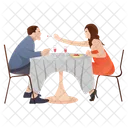 Couple Dinner  Icon