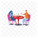 Couple Dinner Dinner Restaurant Icon