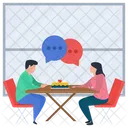 Table Talk Gossips Consultation Icon