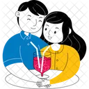 Couple Drink Celebration  Icon