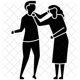 Couple Fighting  Icon