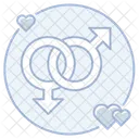 Couple Gender Sex Marriage Icon