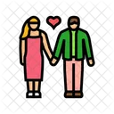 Couple Holding Hands Icon