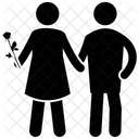 Couple Newlywed Lovers Icon