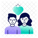 Couple Love Man Icon