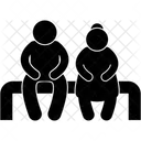 Couple Elderly Man Icon