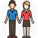 Couple Holding Hands Icon