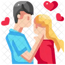 Couple Kiss Romance Icon