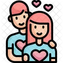 Hug Love Valentines Icon