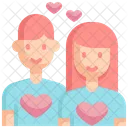 Couple Love Valentines Icon