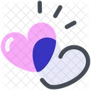 Two Heart Love Romance Icon