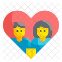 Couple Heart Lover Icon