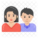 Spouse Couple Friends Icon