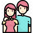 Couple Together Man Icon
