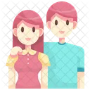 Couple Together Man Icon