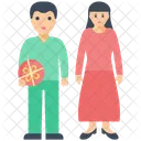 Husband Wife Gift Icon