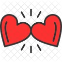 Couple Dating Hearts Icon