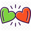 Couple Dating Hearts Icon