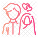 Couple Wedding Couple Hug Icon