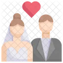 Wedding Day Party Love Icon