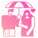Couple In Rainy Season  Icon