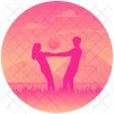 Couple In Sunset Icon