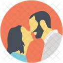 Couple Kissing Romantic Icon