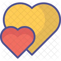 Couple Of Hearts  Icon