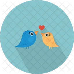 Couple Of Love Birds  Icon