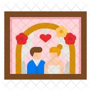 Couple Photo Frame  Icon