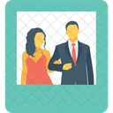 Couple Image Frame Icon