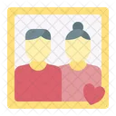 Photo Frame Wedding Icon