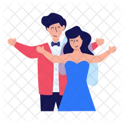 Couple Posing  Icon
