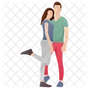 Couple Posing Couple Romance Romantic Couple Icon