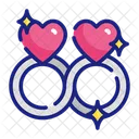 Couple rings  Icon