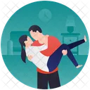 Couple Romance Lovers Sweethearts Icon