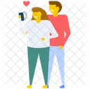 Romance Amour Couple Icon