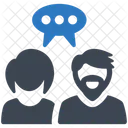 Couple talk  Icon