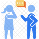 Couple Restaurant Communication Icon