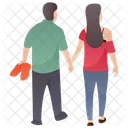 Couple Walk Couple Romance Romantic Couple Icon