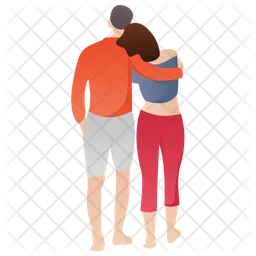 Couple Walk  Icon
