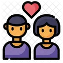 Couple Valentine Relationship Icon