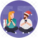 Couples Couples Coffee Tea Time Icon