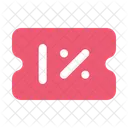 Coupon Remise Offre Icône
