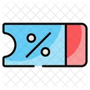 Coupon De Reduction Icône