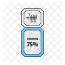 Coupon De Reduction Remise Coupon Icône