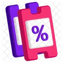 Coupon Carte Cadeau Icône