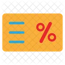 Discount Voucher Sale Icon