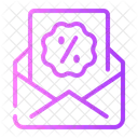 Coupon Discount Letter Icon