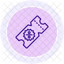 Coupon Tag Line Icon Icon